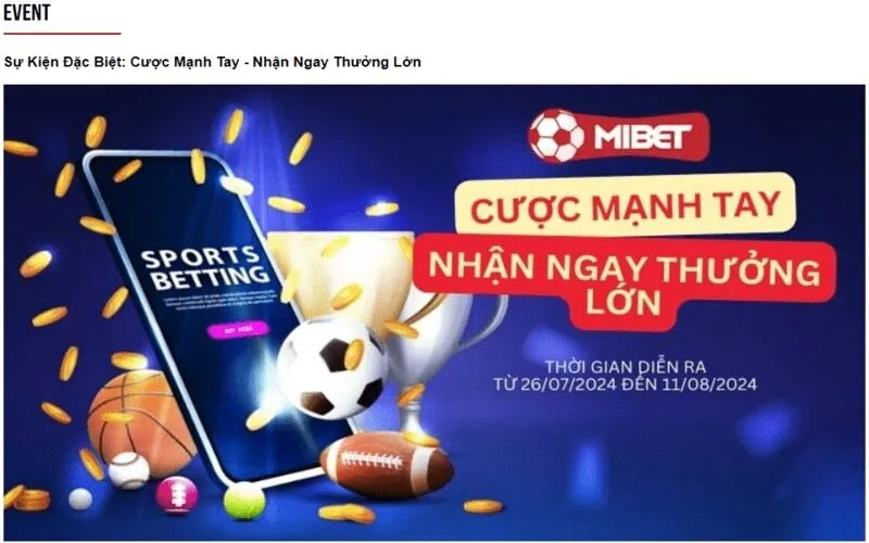 App chơi lô đề uy tín luôn cập nhật những event thú vị