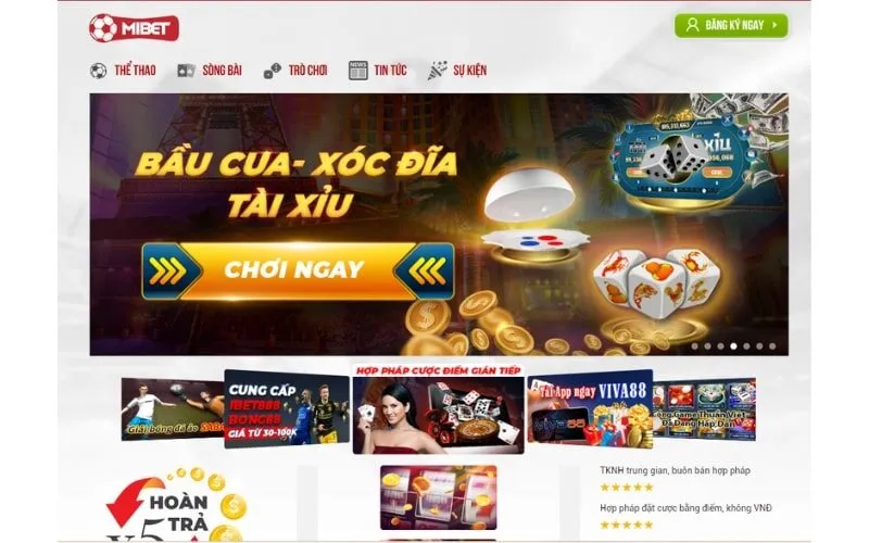 Các trò chơi casino hàng đầu