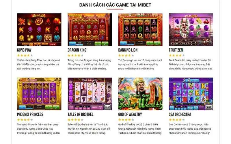 Các trò chơi game Blackjack online tại Mibet